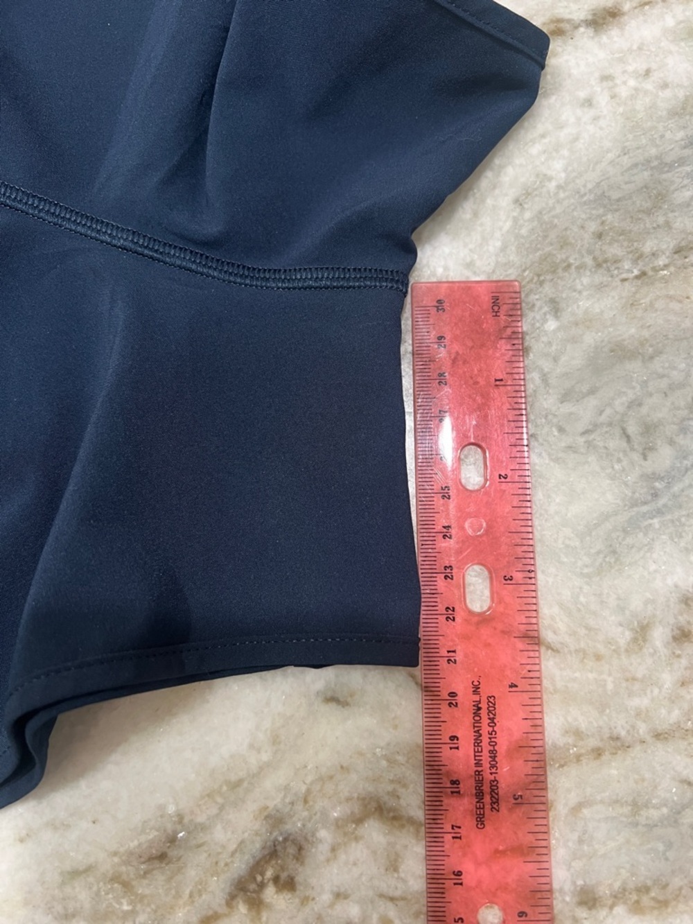 Lululemon Navy Athletic Running Shorts with Penn State Nittany Lions Logo - Picture 5 of 6